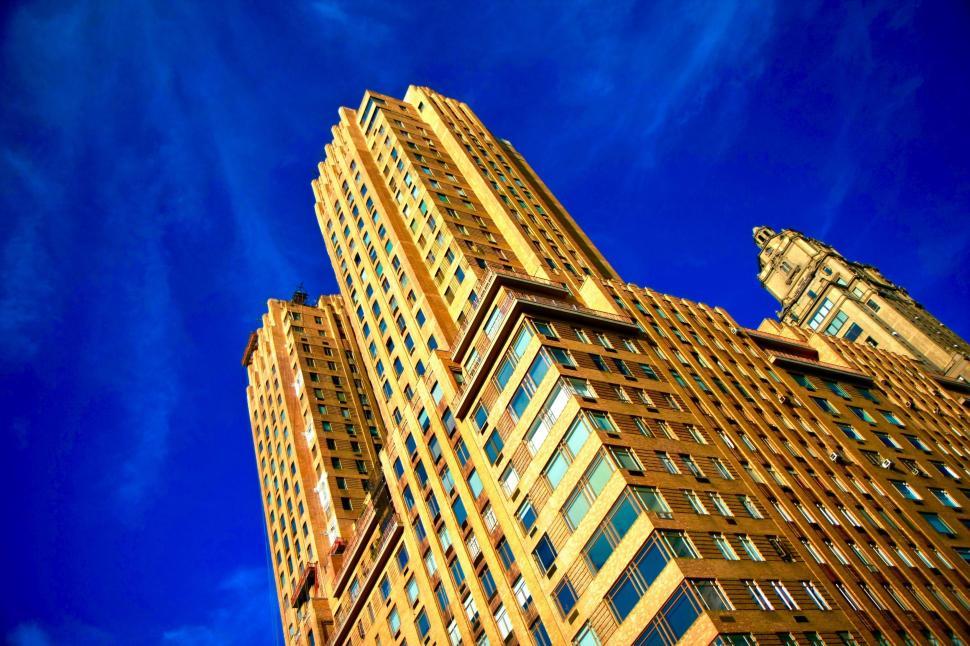 Free Image of Tall Building Against Blue Sky 