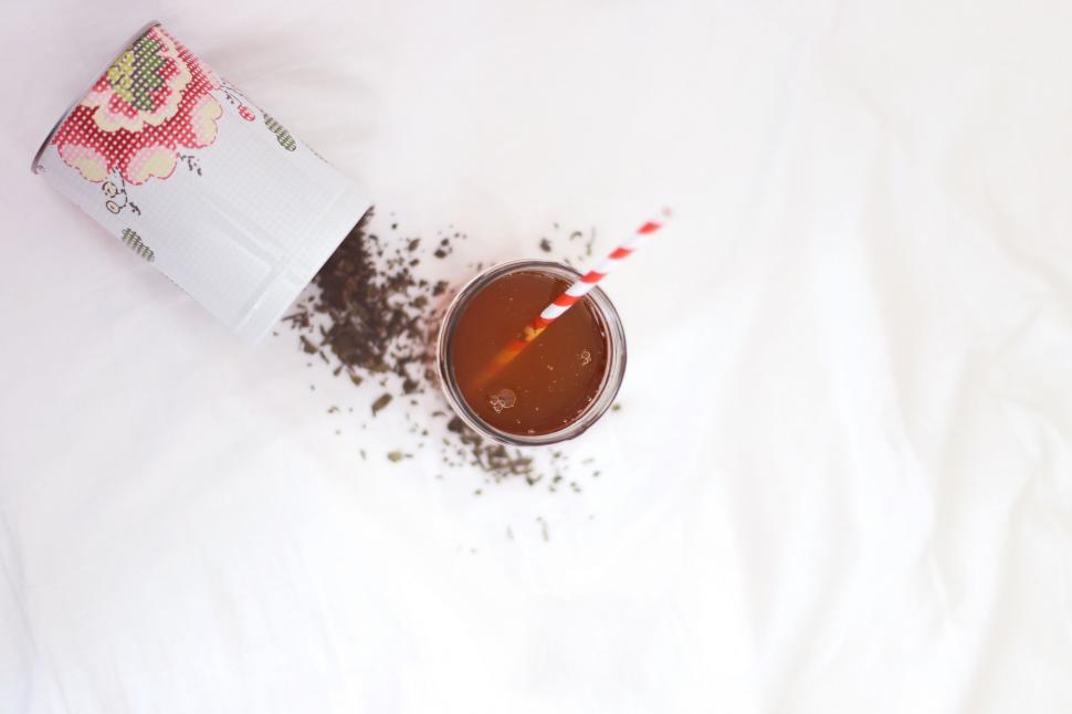 Free Image of Hot Chocolate Cup and Cocoa Can 