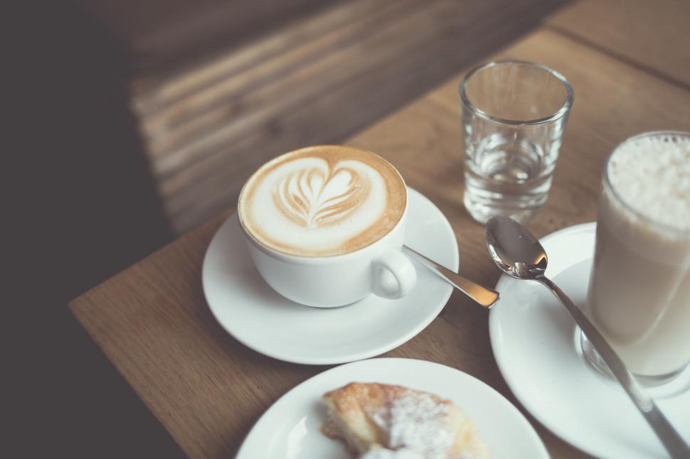 Free Image of Plates of Food on a Table 