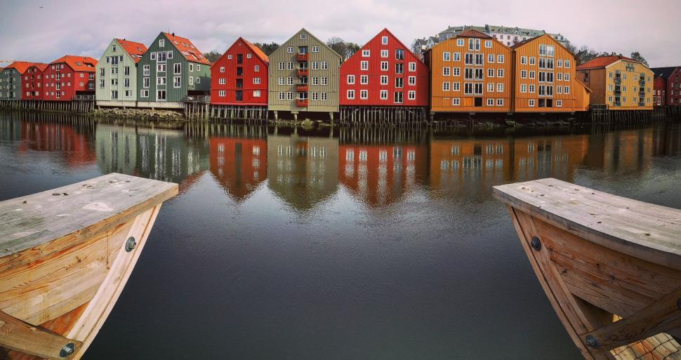 Free Image of Group of Boats Floating on Water 