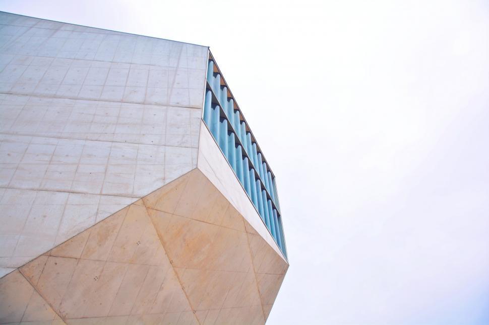 Free Image of Tall Building Against Blue Sky 