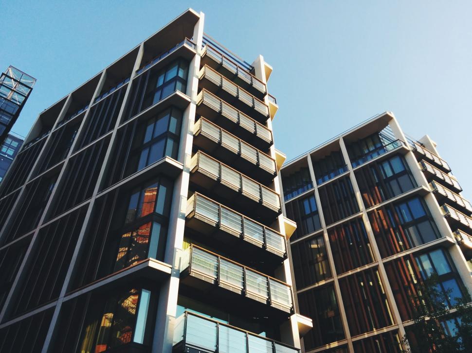 Free Image of Tall Building With Many Windows 