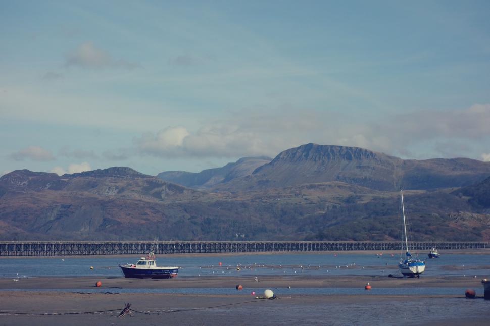 Free Image of Two Boats Floating on the Water 
