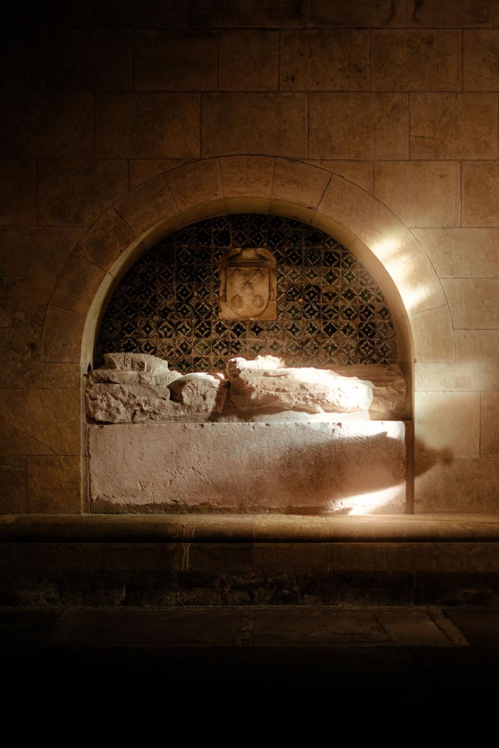 Free Image of Bed Positioned Under Window in Room 