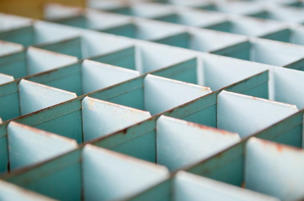 Free Image of Close Up of a Bunch of Blue Cups 