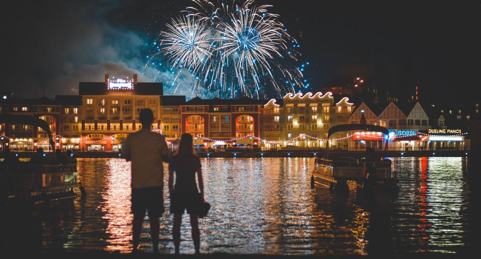 Free Image of Couple Standing by Water 