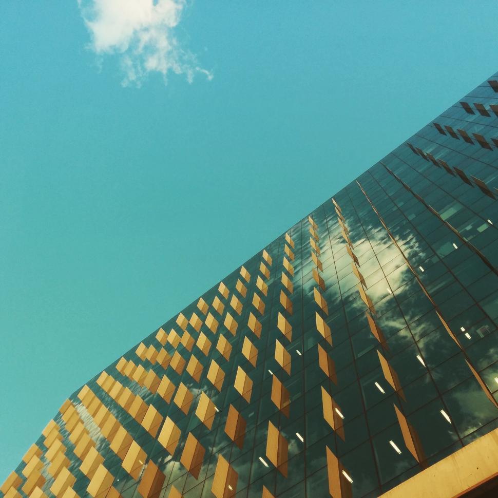 Free Image of Tall Building Against Sky Background 