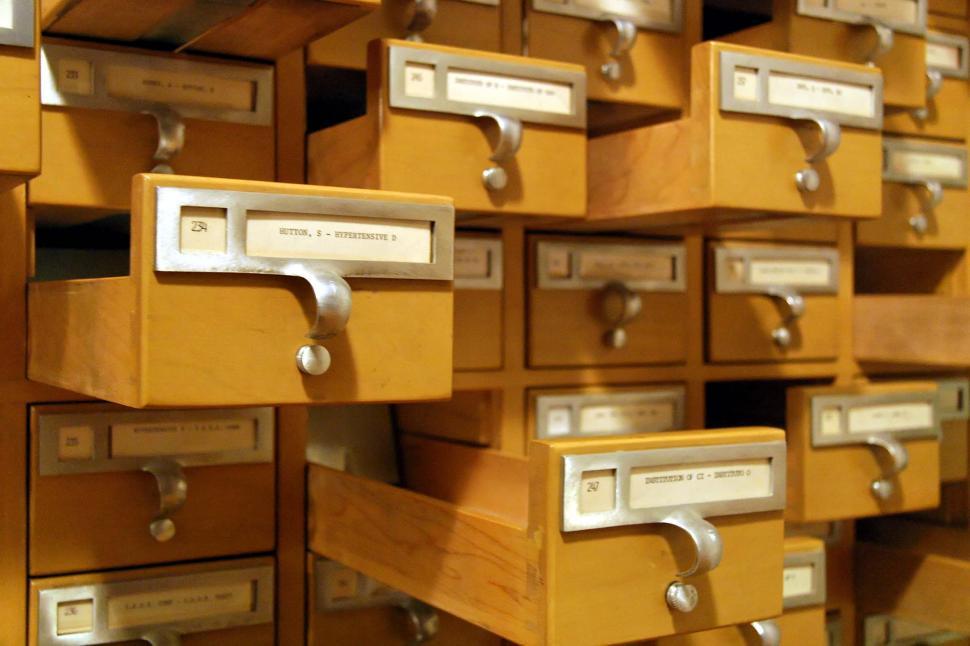 Free Image of Stack of Drawers 
