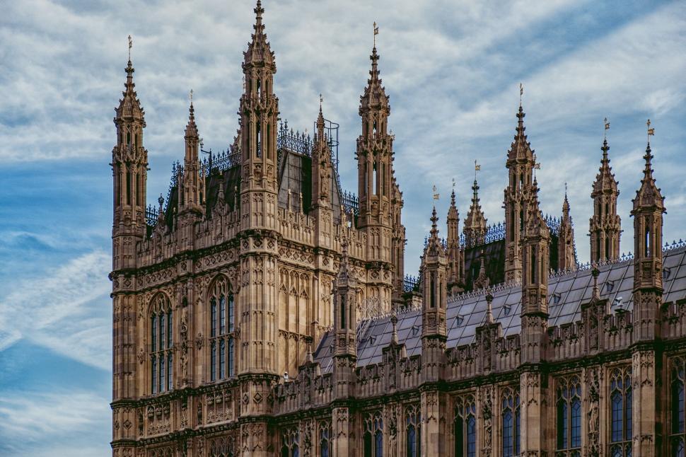 Free Image of Towering Building With Clock 