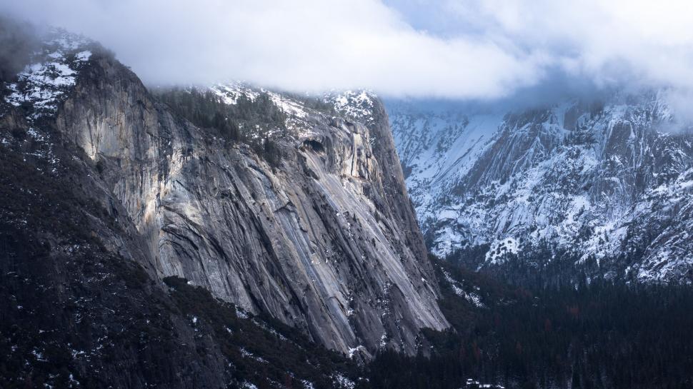 Free Image of Snow-Capped Mountain in View 