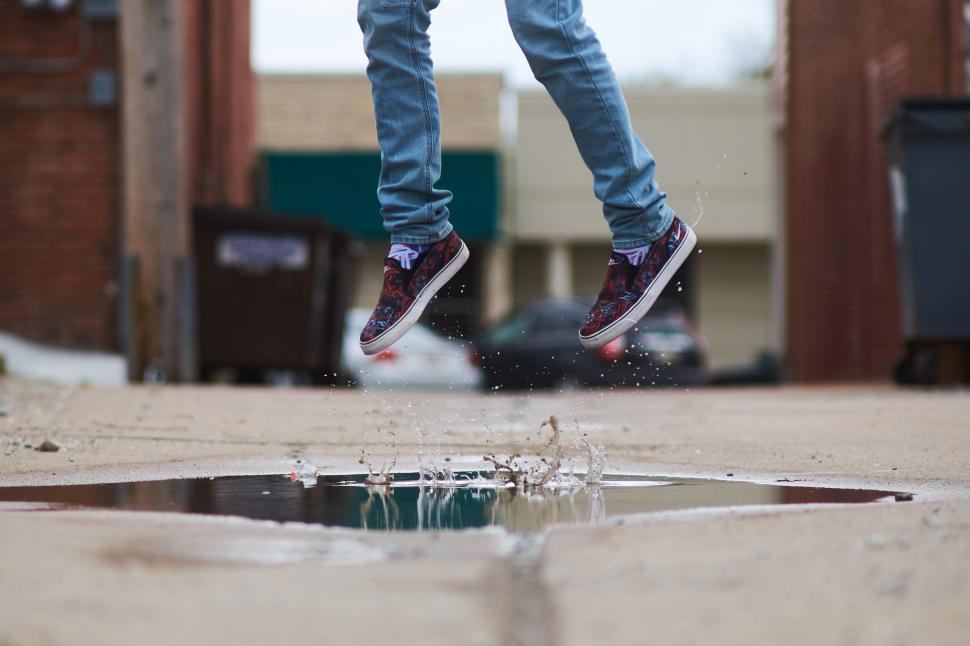 Free Image of Person Jumping in the Air on a Skateboard 