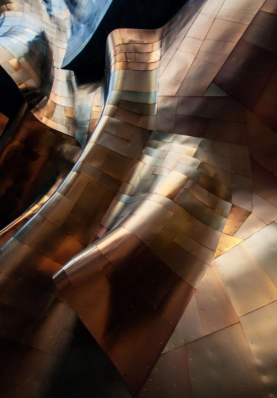 Free Image of Building Reflection in Mirror 