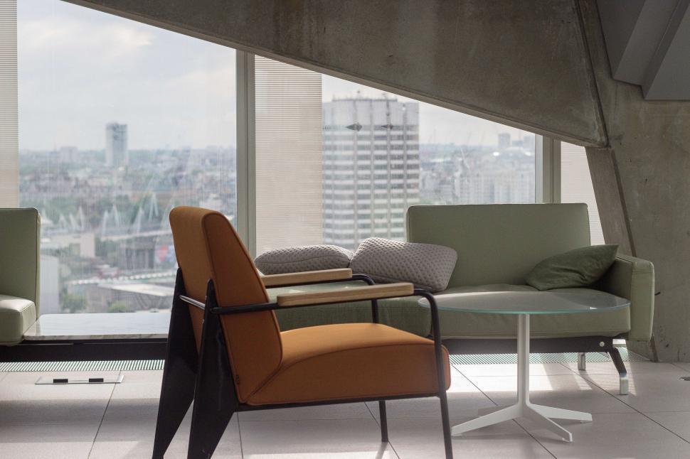 Free Image of Cityscape View From Living Room 