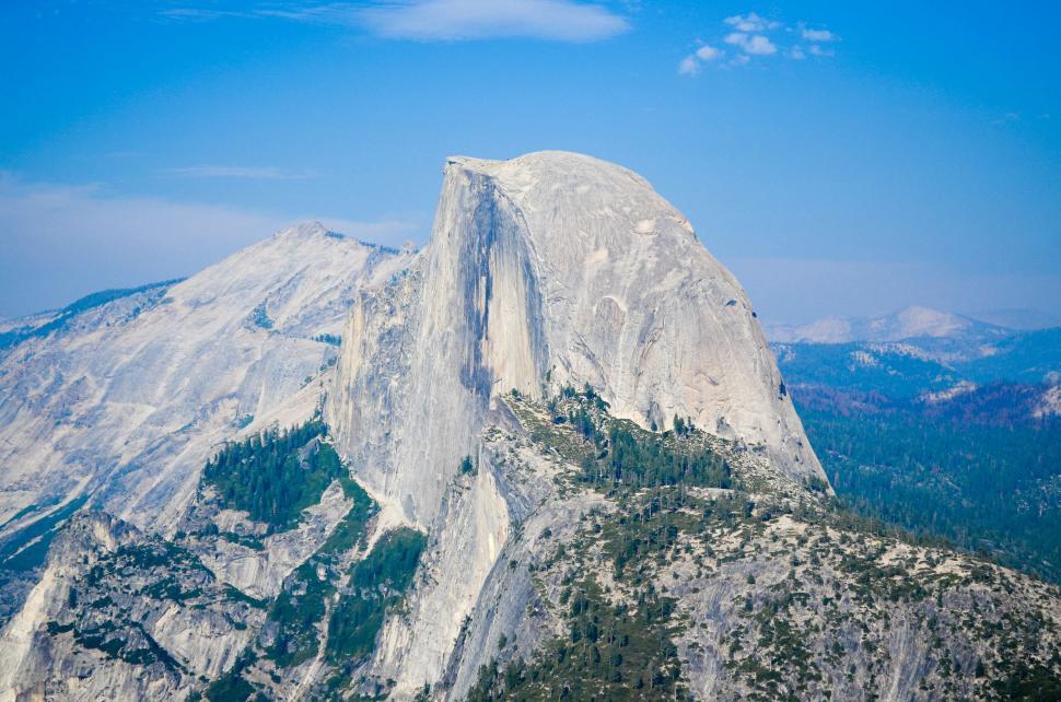 Free Image of Majestic Mountain Peak Against Sky Background 