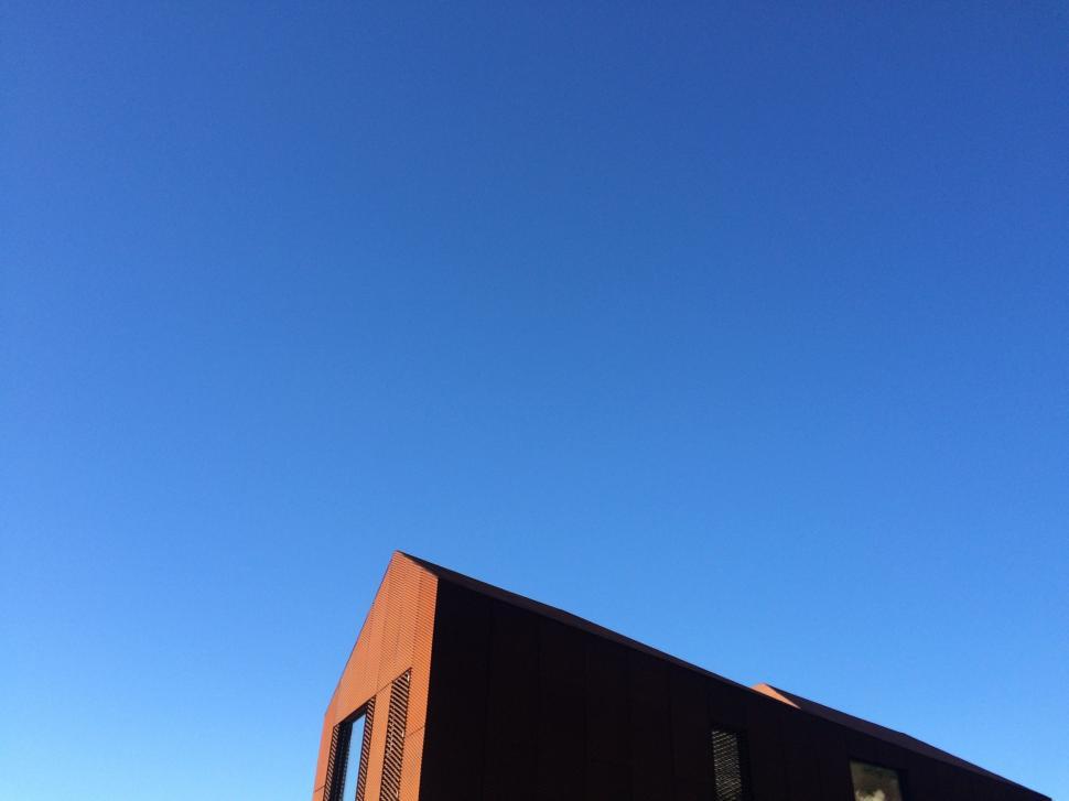 Free Image of Man Flying Kite Against Blue Sky 