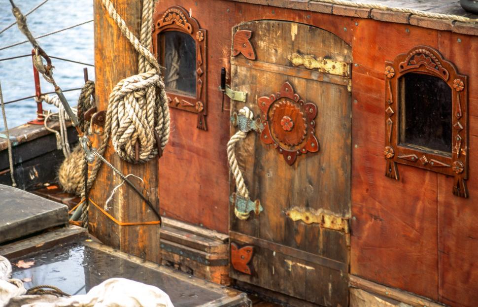 Free Image of Ship Door 