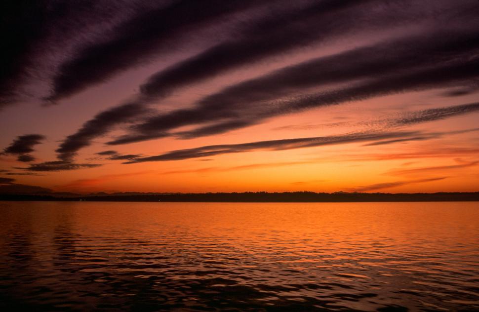 Free Image of Brilliant Sunset 