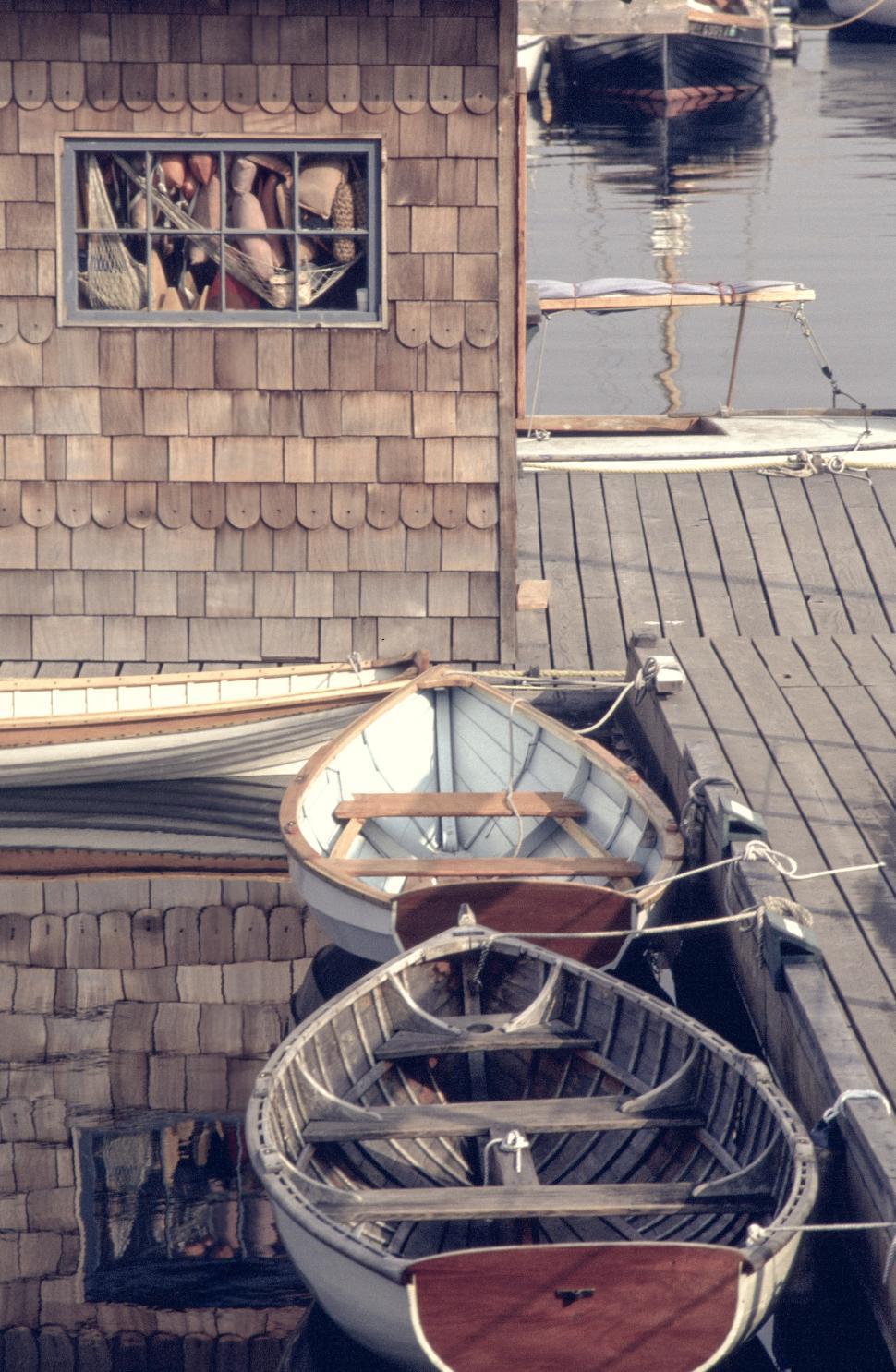 Free Image of Two Wooden Sailboats 
