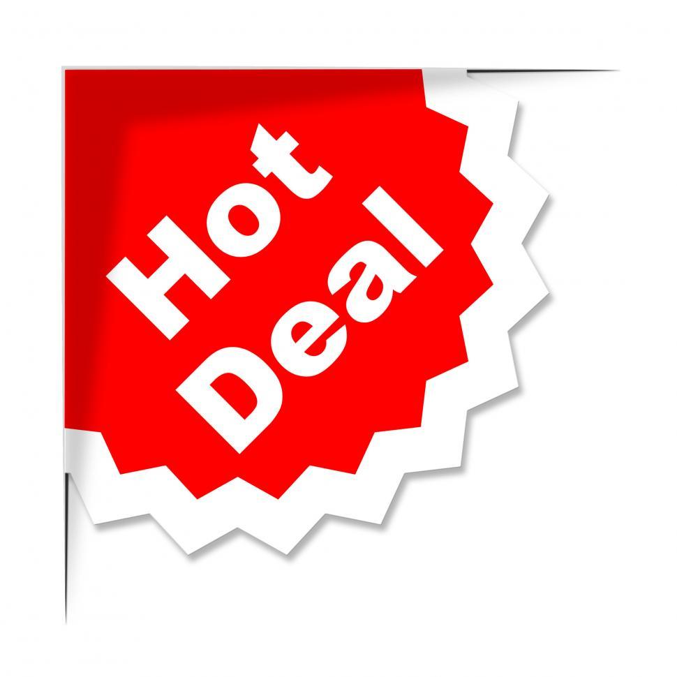 Free Image of Hot Deal Represents Best Price And Business 