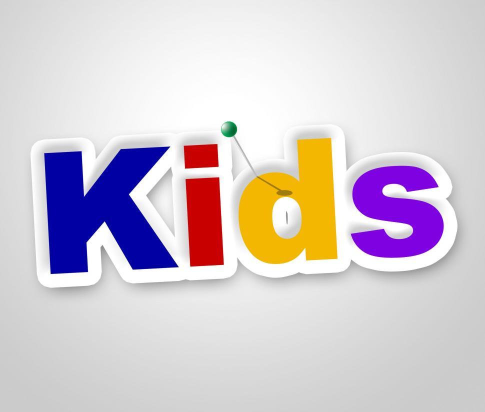 Free Image of Kids Sign Represents Message Advertisement And Childhood 