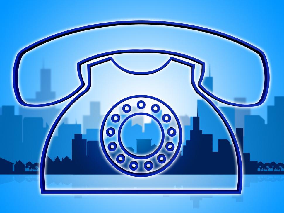 Free Image of Telephone Call Shows Communicate Chatting And Solution 