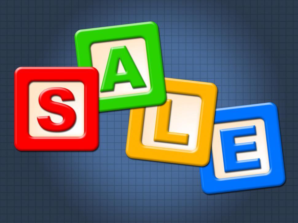 Free Image of Sale Kids Blocks Indicates Youths Youngsters And Youth 