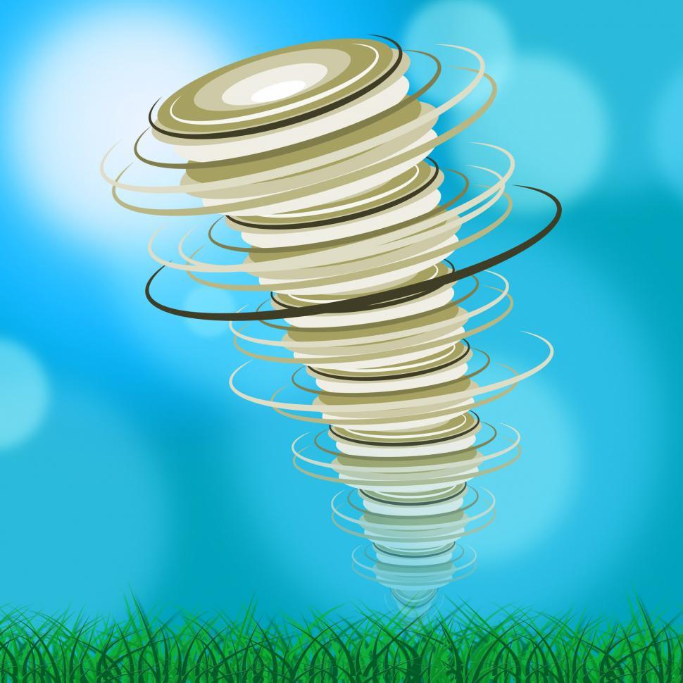 Free Image of Whirlwind Tornado Means Hurricane Swirl And Destruction 