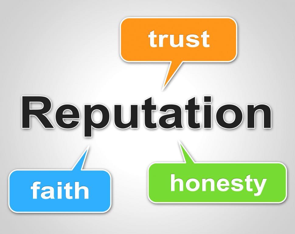 Free Image of Reputation Words Shows Believe In And Faith 