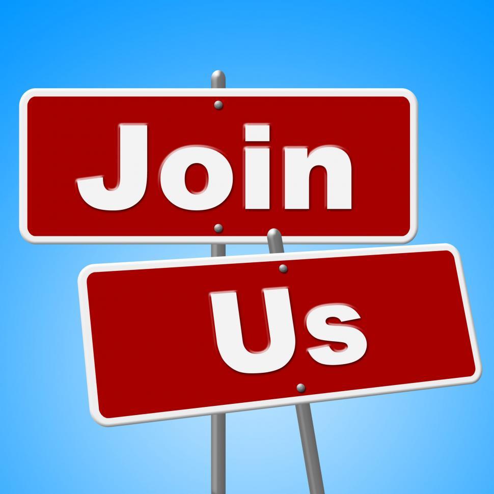 Free Image of Join Us Signs Means Placard Apply And Membership 