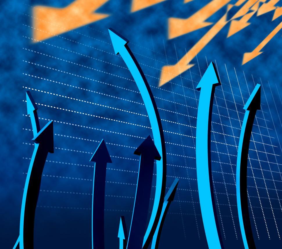 Free Image of Arrows Going Up Shows Increase Rising And Advance 