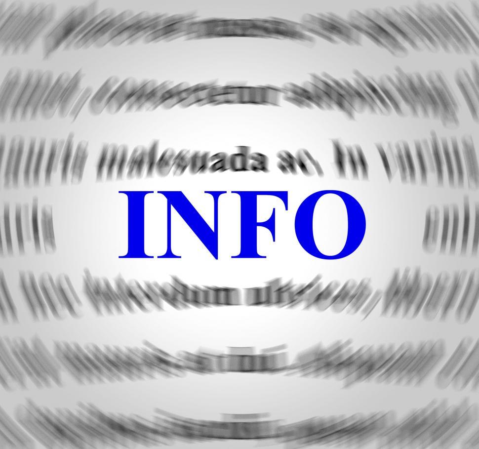 Free Image of Info Definition Means Meaning Answers And Sense 