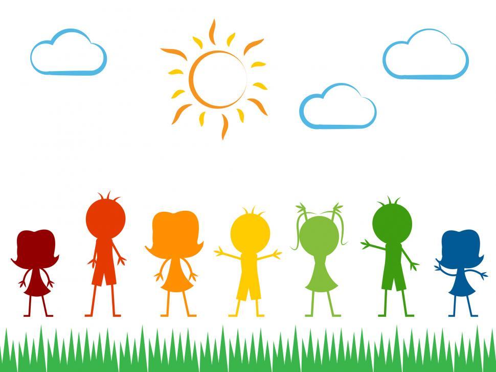 Free Image of Kids Playing Indicates Free Time And Summer 