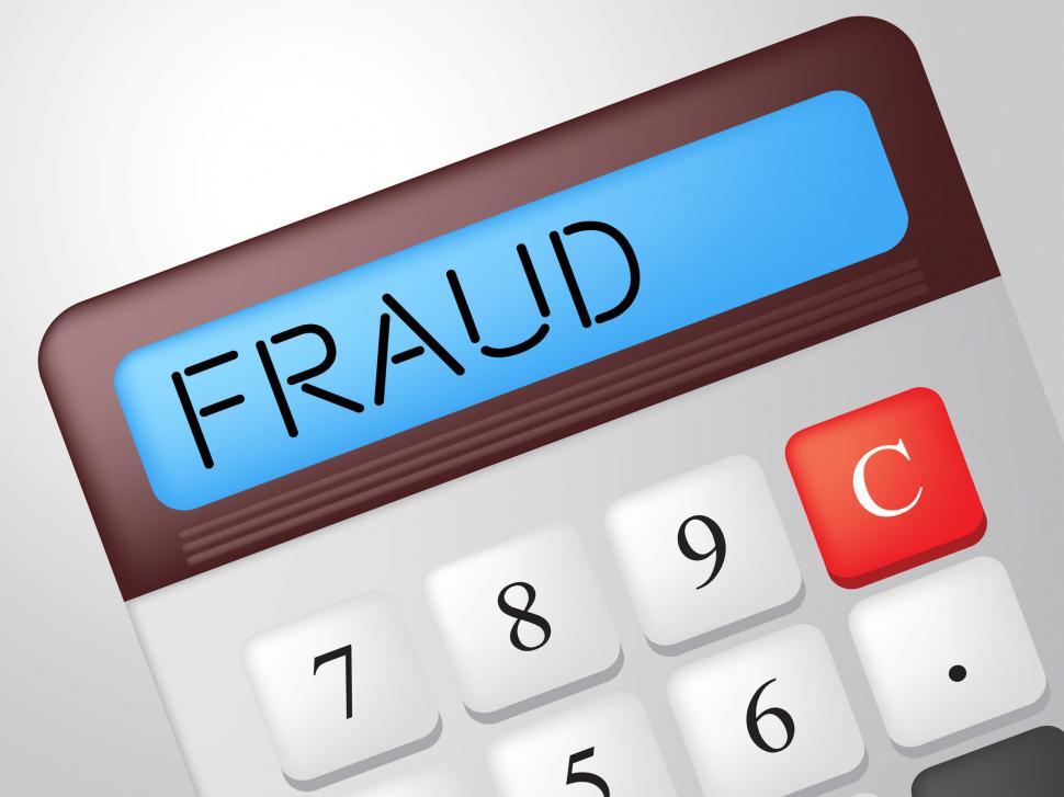 Free Image of Fraud Calculator Indicates Rip Off And Calculate 