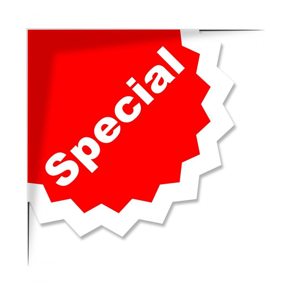 Free Image of Special Label Represents Outstanding Notable And Noteworthy 