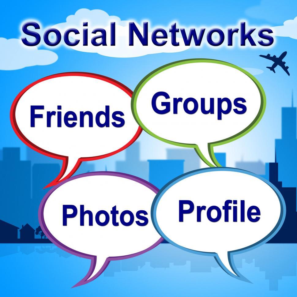 Free Image of Social Networks Words Shows Blogging Blogs And Internet 
