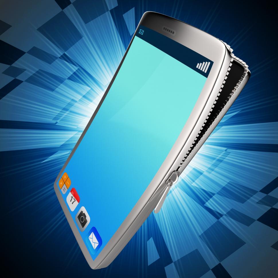 Free Image of Mobile Phone Represents Portable Internet And Chatting 
