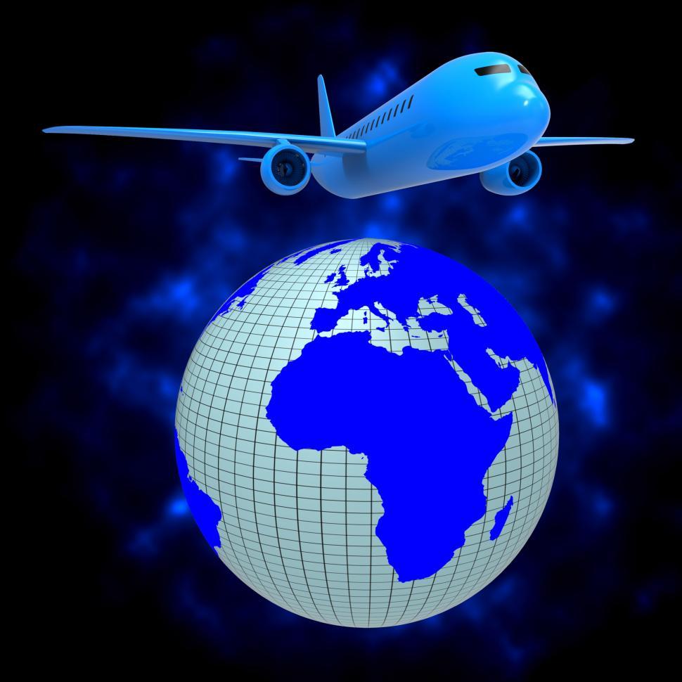 Free Image of World Plane Shows Travel Guide And Air 