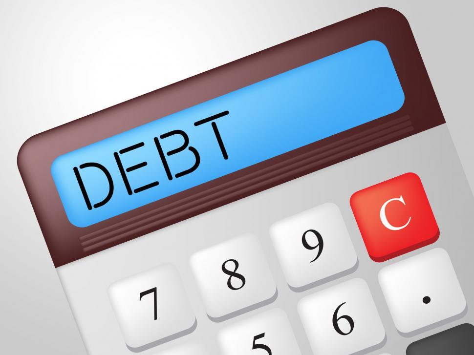 Free Image of Debt Calculator Indicates Financial Obligation And Calculation 