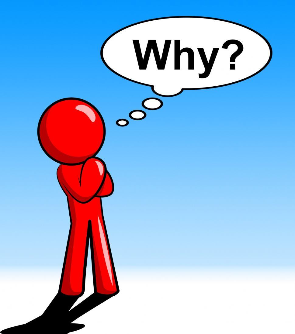 Free Image of Thinking Why Character Shows Reflect About And Cause 