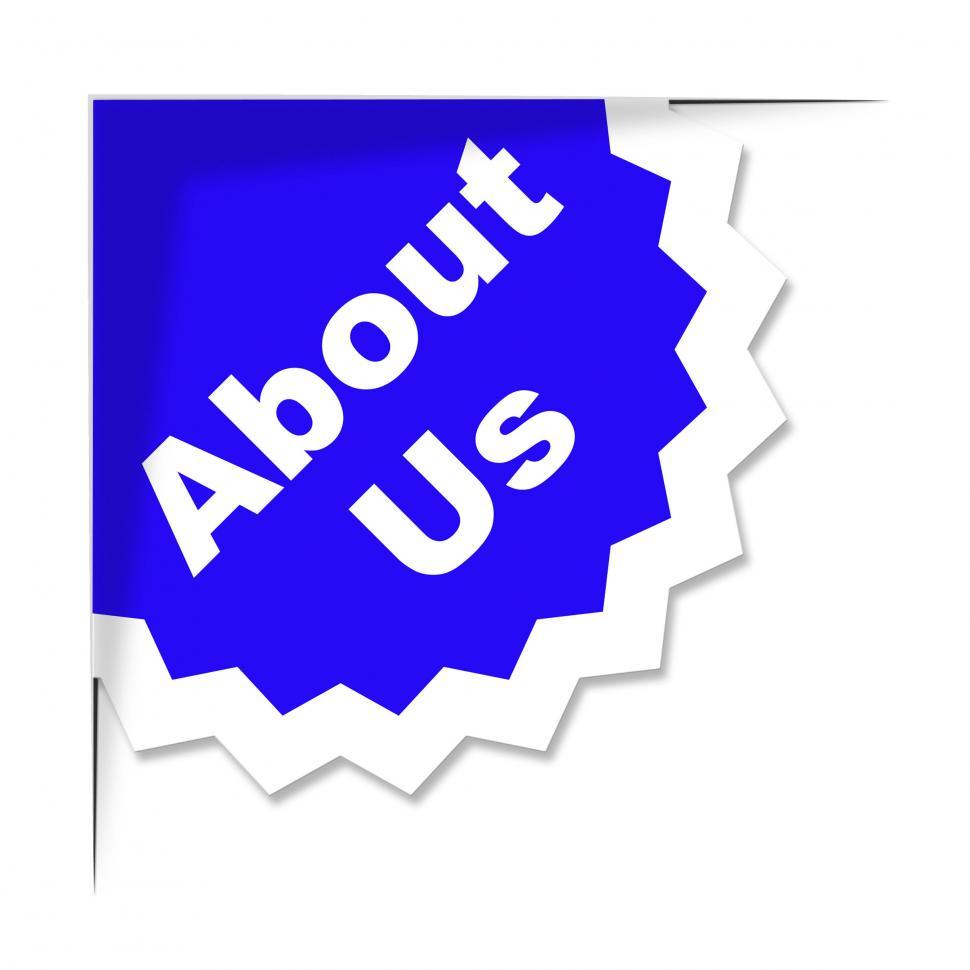 Free Image of About Us Label Shows World Wide Web And About-Us 