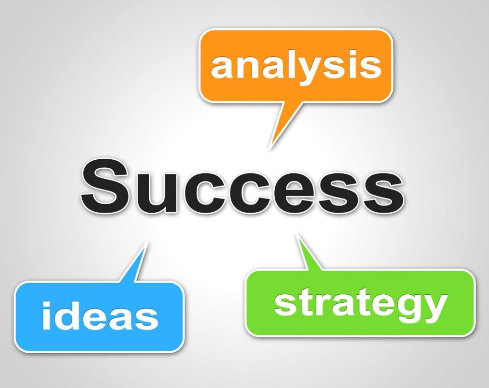 Free Image of Success Words Indicates Succeed Resolution And Victors 