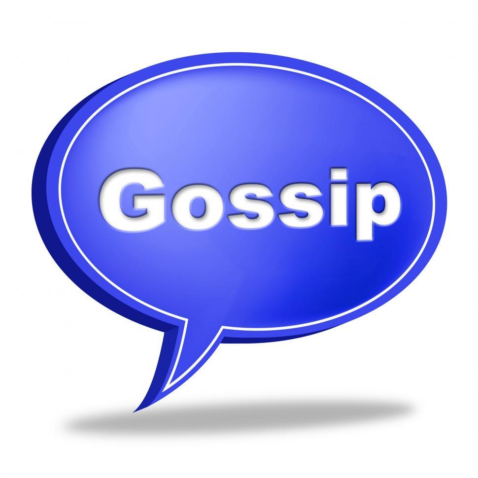 Free Image of Gossip Speech Bubble Represents Chat Room And Chatter 