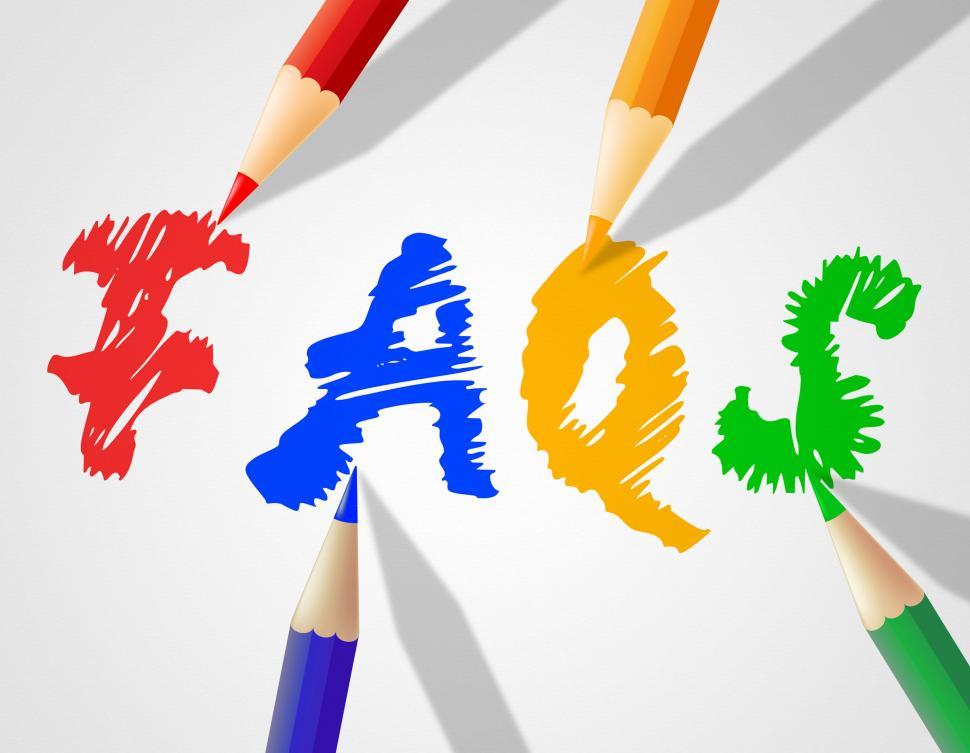 Free Image of Faqs Word Indicates Frequently Asked Questions And Kids 