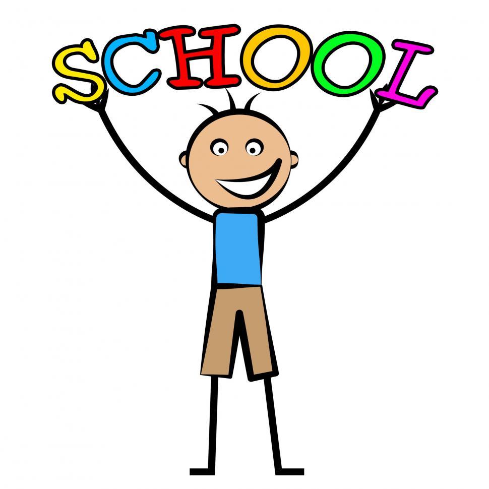 Free Image of School Boy Means College Learn And Learned 