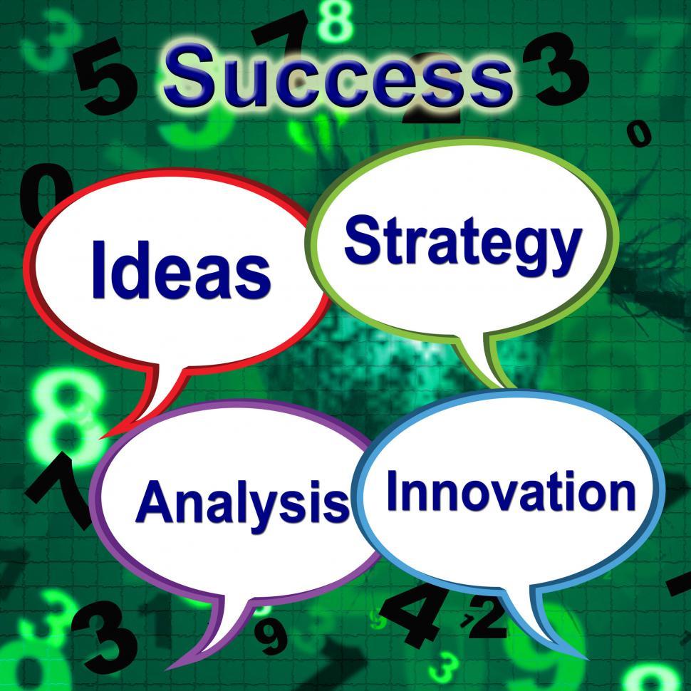 Free Image of Success Words Indicates Thoughts Victory And Idea 