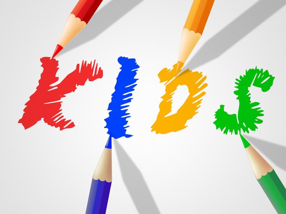 Free Image of Kids Word Indicates Youths Fun And Youngster 