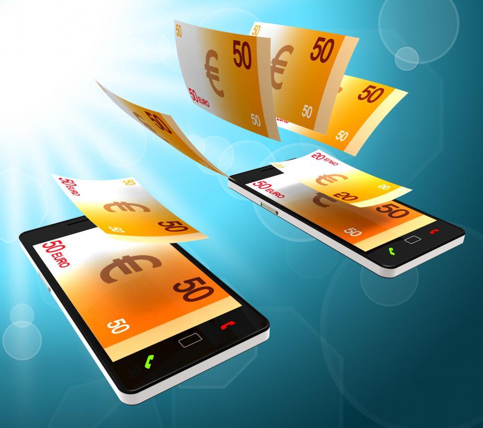 Free Image of Euros Transfer Means Finance Cash And Money 