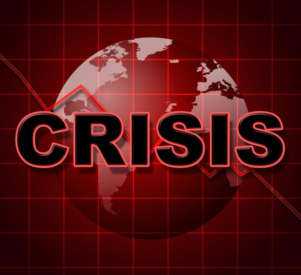 Free Image of Crisis Graph Represents Investment Finance And Problems 