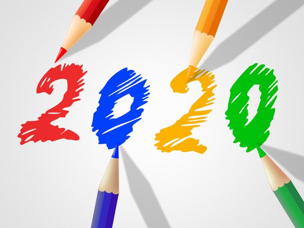 Free Image of Two Thosand Twenty Represents New Year And Children 