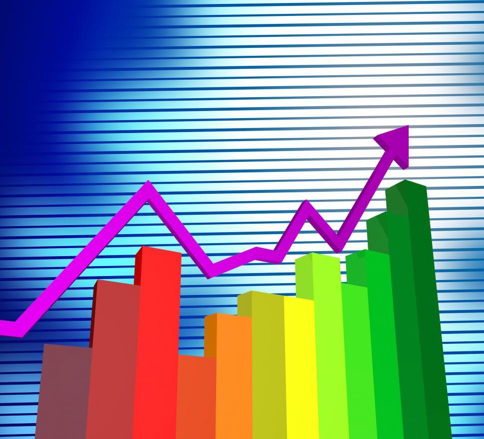 Free Image of Business Graph Shows Corporate Trade And Graphs 